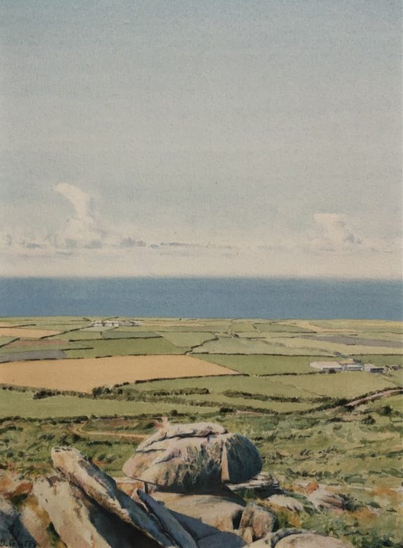 Road to Zennor from St. Ives.