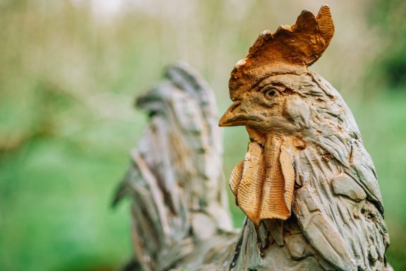 Marjan Wouda - Chanticleer Cockerel - Bronze