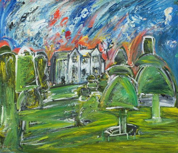 Levens Hall, 2011. Oil on canvas. 90 x 107 cm