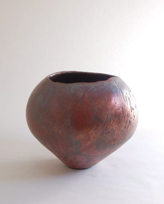 Red Rounded Vessel