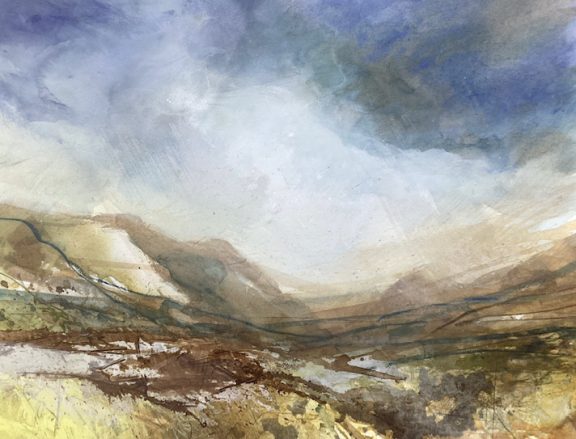 Winter light on Boss Moor.