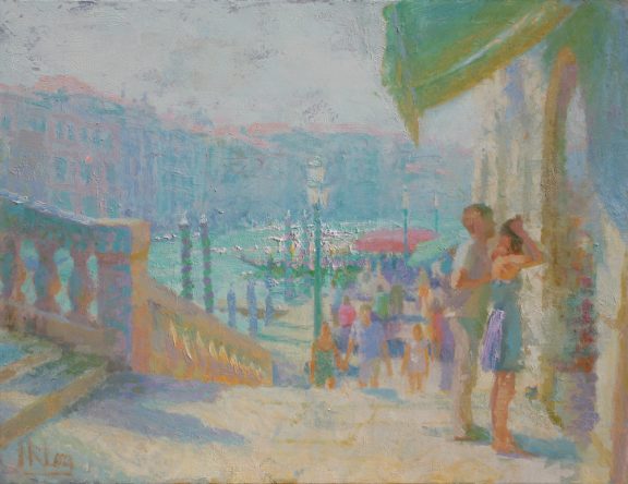 Norman Long. Rialto. Oil on canvas.