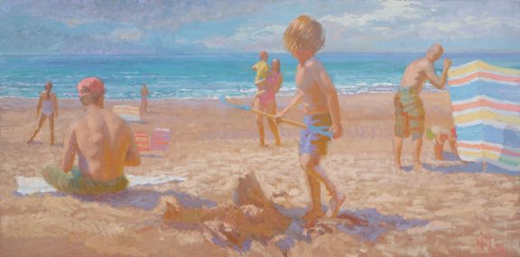 Norman Long. Beach Scene.