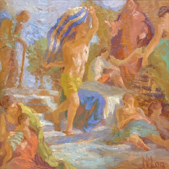 Norman Long. Twisting By The Pool.